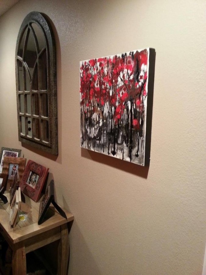 "Love...Found" 20X20 shown in Deb's Winter Springs home